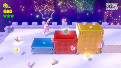 Super Mario 3D World Crown-Crown Stamp