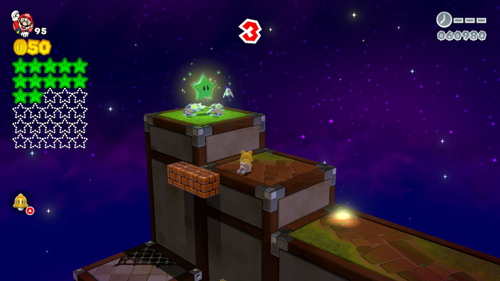 Super Mario 3D World Crown-Mystery Green Stars