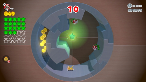 Super Mario 3D World Crown-Mystery Green Stars