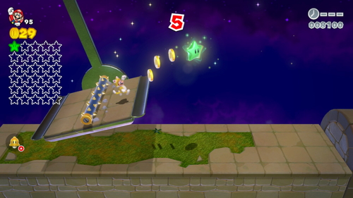 Super Mario 3D World Crown-Mystery Green Stars