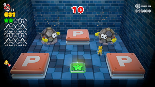 Super Mario 3D World Crown-Mystery Green Stars