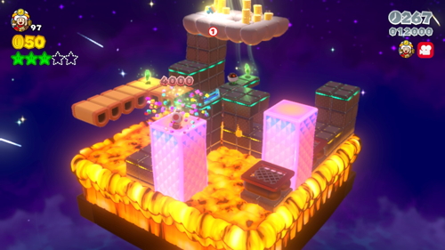 Super Mario 3D World Crown-Toad Green Stars