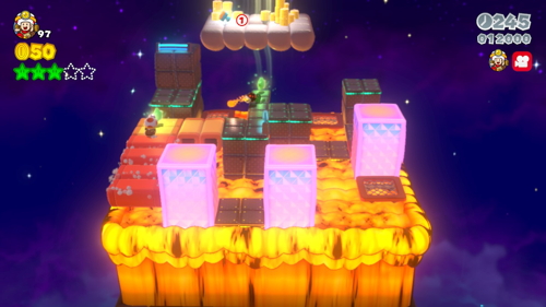 Super Mario 3D World Crown-Toad Green Stars