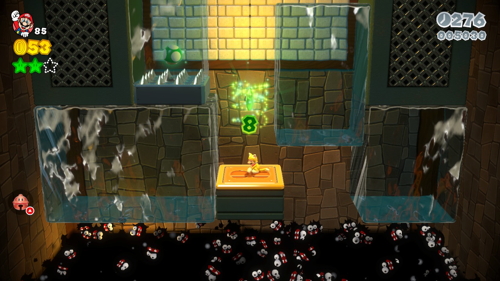 Super Mario 3D World Flower-2 Green Stars