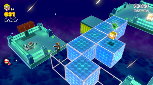 Super Mario 3D World Flower-8 Green Stars