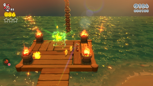 Super Mario 3D World Flower-9 Green Stars