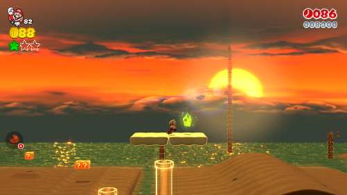 Super Mario 3D World Flower-9 Green Stars