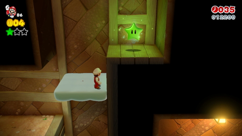 Super Mario 3D World Mushroom-1 Green Stars