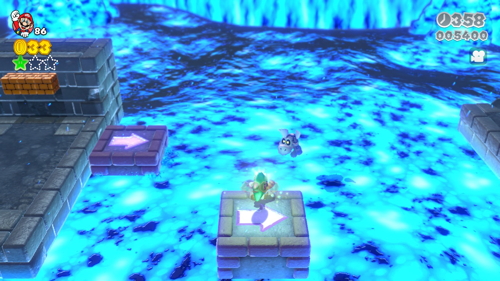 Super Mario 3D World Mushroom-7 Green Stars