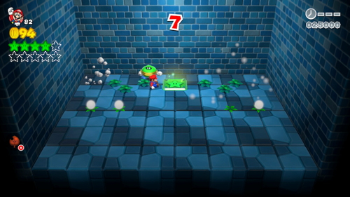 Super Mario 3D World Mushroom-Mystery Green Stars