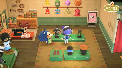 Animal Crossing New Horizons Able Sisters Shop