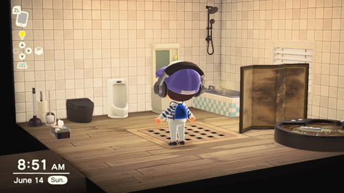 ACNH Bathroom Furniture Set