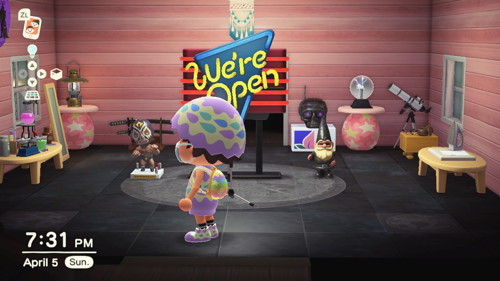 Animal Crossing New Horizons Egg Diner Furniture