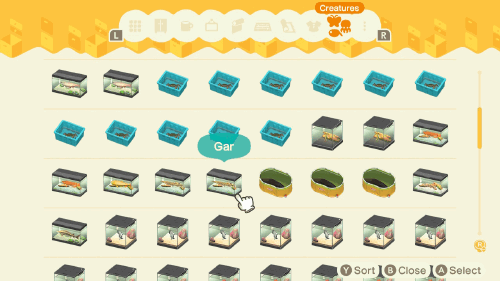 stash of rare fish animal crossing