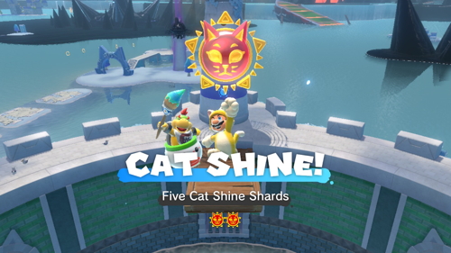 Bowser's Fury Clawswipe Colosseum Cat Shine