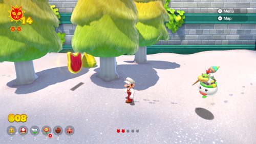 Bowser's Fury Fort Flaptrap Cat Coins