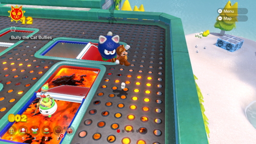 Bowser's Fury Fort Flaptrap Cat Shine