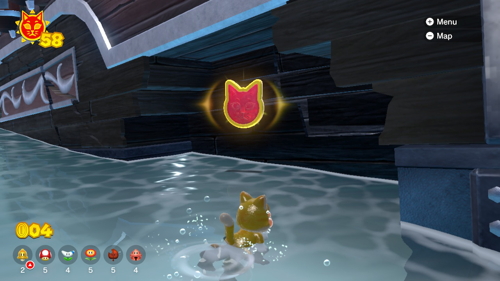 Bowser's Fury Fur Step Island Cat Coins