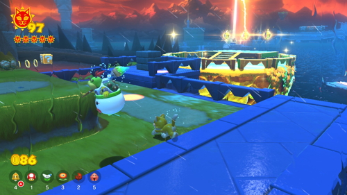 Bowser's Fury Lucky Isle Cat Shine