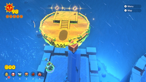 Bowser's Fury Lucky Isle Cat Shine