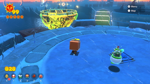 Bowser's Fury Lucky Isle Cat Shine