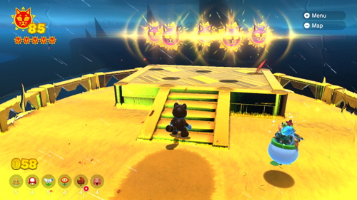 Bowser's Fury Lucky Isle Cat Shine