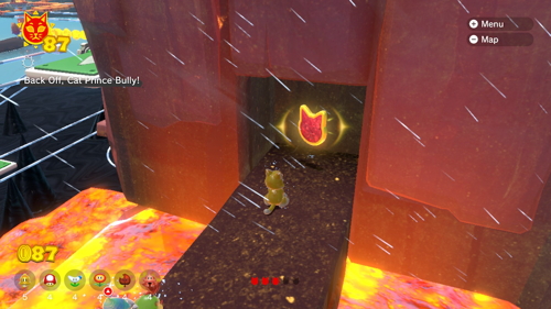 Bowser's Fury Mount Magmeow Cat Coins