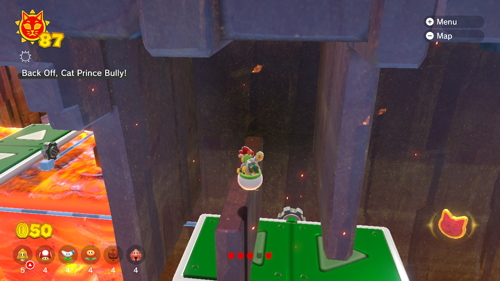 Bowser's Fury Mount Magmeow Cat Coins