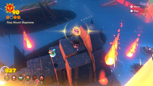 Bowser's Fury Mount Magmeow Cat Shine