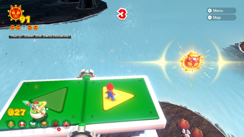 Bowser's Fury Mount Magmeow Cat Shine