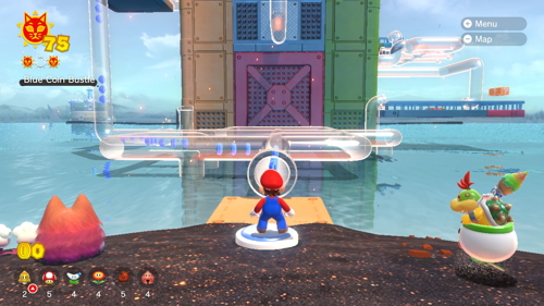 Bowser's Fury Pipe Path Tower Cat Shine