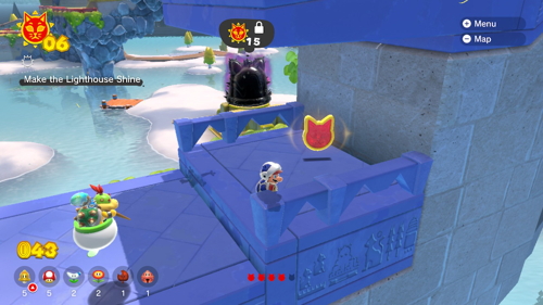 Bowser's Fury Pounce Bounce Isle Cat Shine