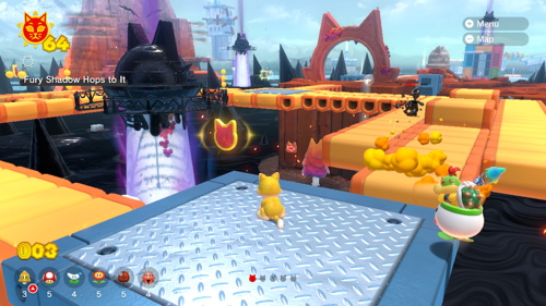 Bowser's Fury Risky Whisker Island Cat Coins