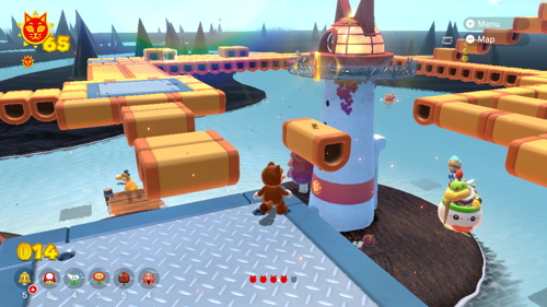 Bowser's Fury Risky Whisker Island Cat Coins