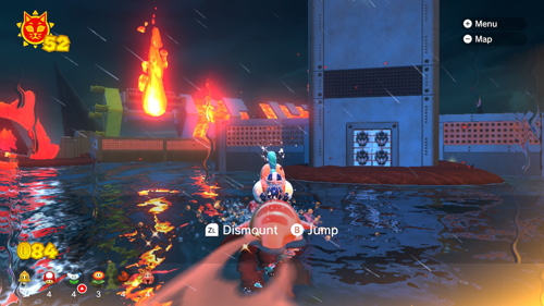 Bowser's Fury Roiling Roller Isle Cat Shine