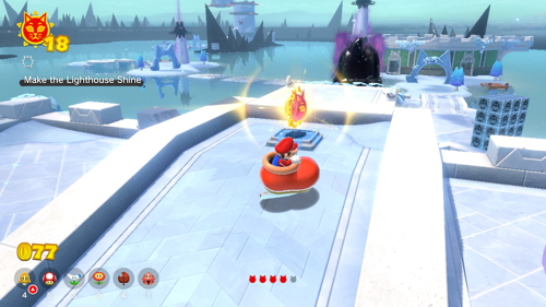 Bowser's Fury Slipskate Slope Cat Shine