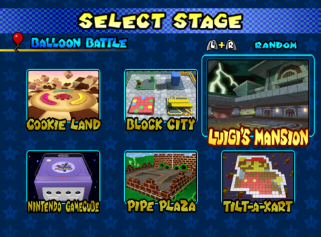 Mario Kart Double Dash Luigi's Mansion