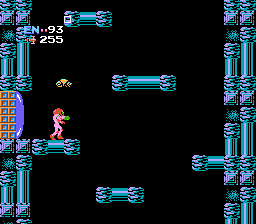 Metroid NES Brinstar Tunnel