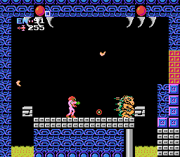 Metroid NES Kraid Fight