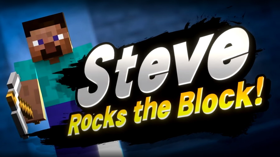 Super Smash Bros Ultimate Minecraft Steve