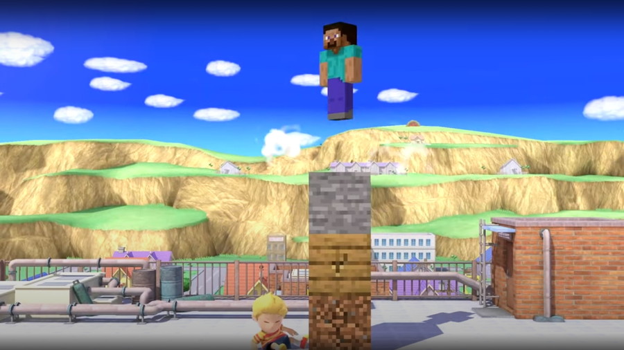 Super Smash Bros Ultimate Minecraft Steve