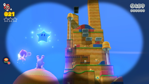 Super Mario 3D World 1-3 Green Stars