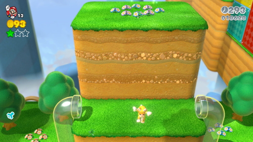 Super Mario 3D World 2-4 Green Stars