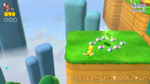 Super Mario 3D World 2-4 Green Stars