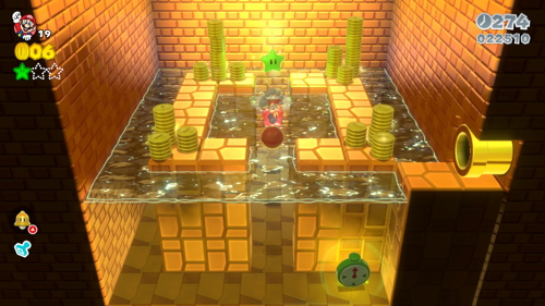 Super Mario 3D World 3-5 Green Stars