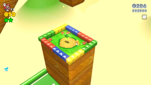 Super Mario 3D World 3-6 Green Stars