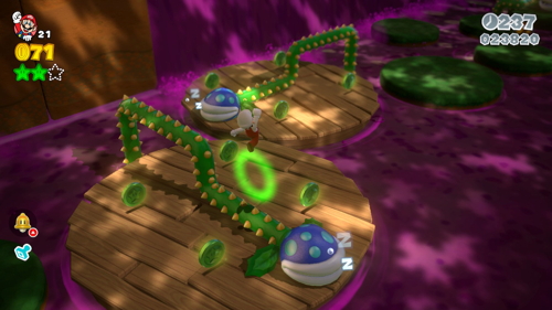 Super Mario 3D World 4-2 Green Stars