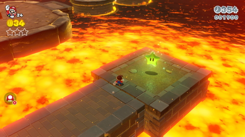 Super Mario 3D World 4-Castle Green Stars