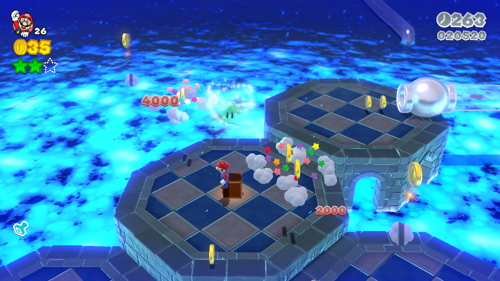 Super Mario 3D World Castle-1 Green Stars
