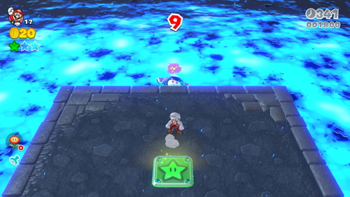 Super Mario 3D World Castle-4 Green Stars